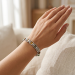 Silver Dhan Yog Bracelet – Wealth & Success Stones 7