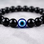 Black Onyx Evil Eye Bracelet – Protection Stone 7