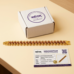 Gold Cap Rudraksha Bracelet – 5 Mukhi 5