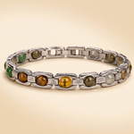 Silver Dhan Yog Bracelet – Wealth & Success Stones 1