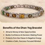 Silver Dhan Yog Bracelet – Wealth & Success Stones 3