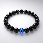 Black Onyx Evil Eye Bracelet – Protection Stone 1