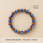 Rudraksha Evil Eye Bracelet – Protection 2